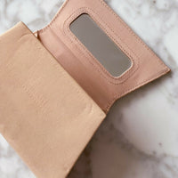 Willow Cream Leather Clutch