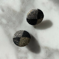 Glittered Fabric Earrings