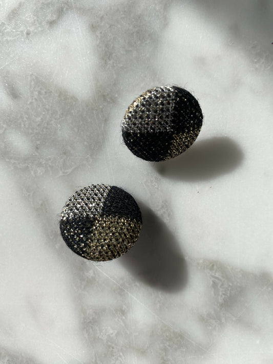 Glittered Fabric Earrings