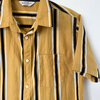 Men's Vintage Re-Mastered Size M Striped Coton Shirt