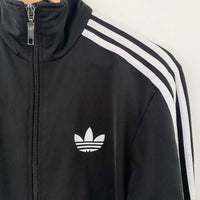 Men's vintage Adidas Size S Striped Black & White Jacket