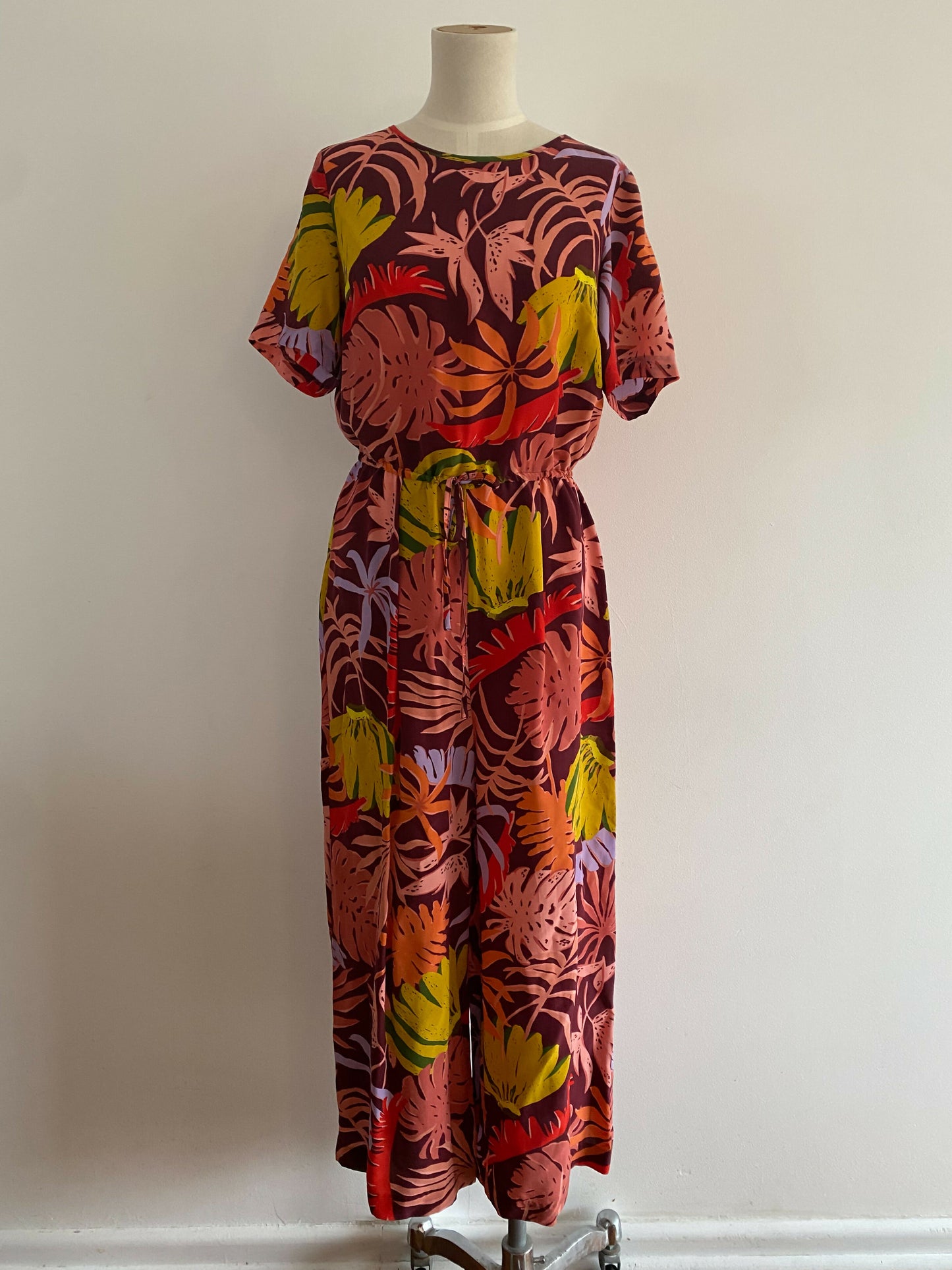 Women's Gorman Size 8 Fern-Print Jumpsuit