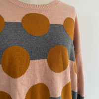 Women's Gorman Size 8 Polka-Dot Cotton Sweater