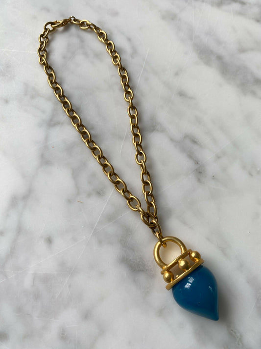 Gold-Tone Pendant Necklace