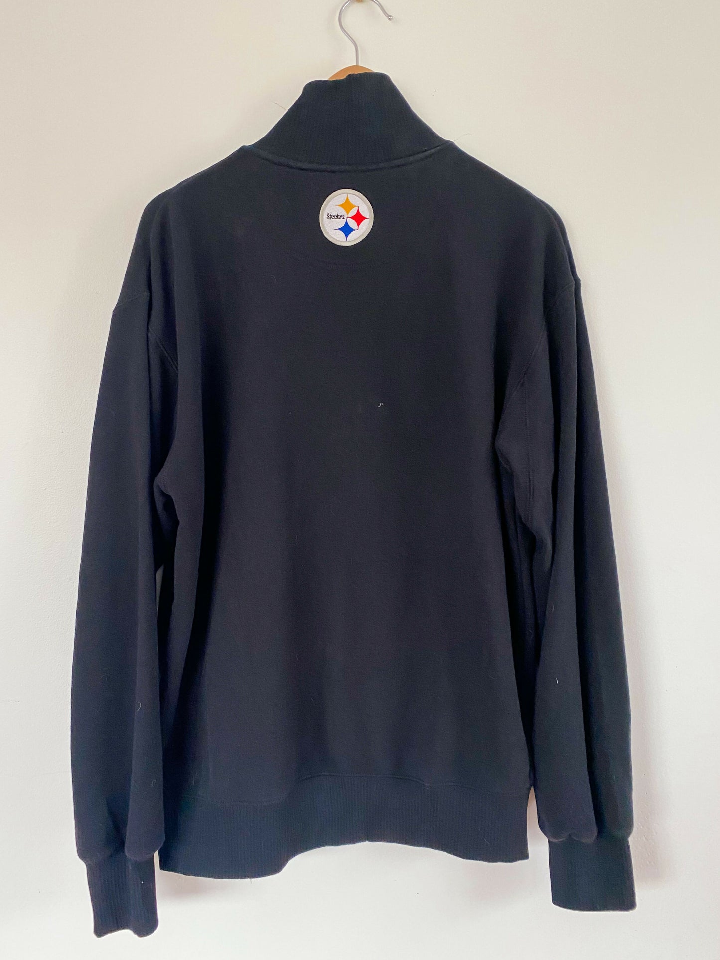 Men's Vintage Gridiron Classic Steelers Size M Black Jacket