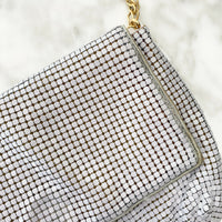 Vintage Park Lane Light-Grey Chainmail Bag