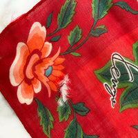 Vintage Multicoloured Floral Scarf