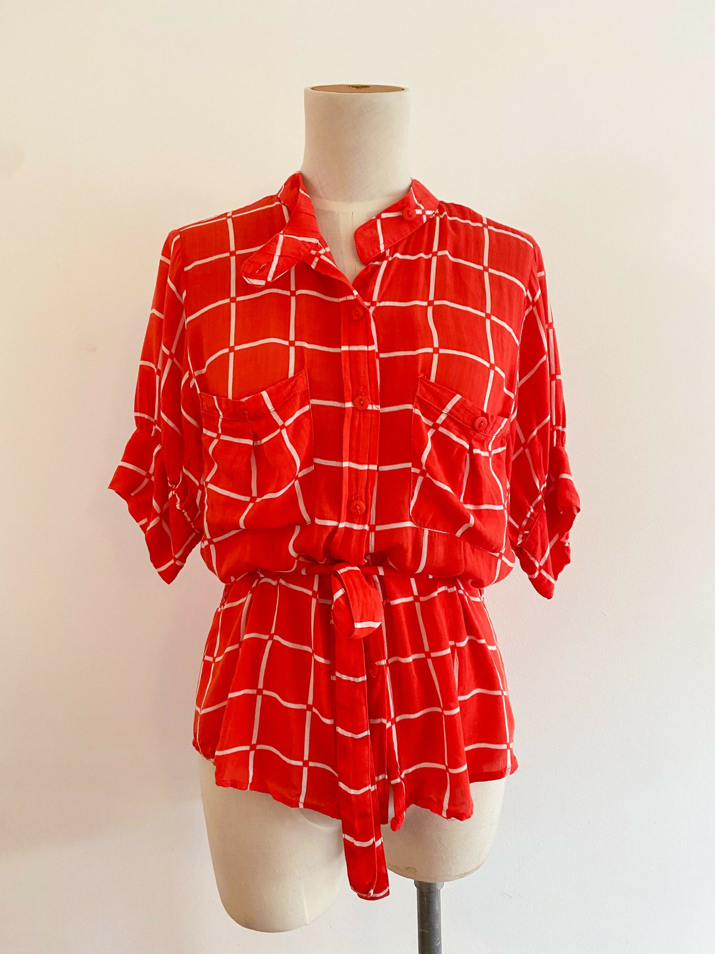 Shakuhachi Size 10 Check Shirt