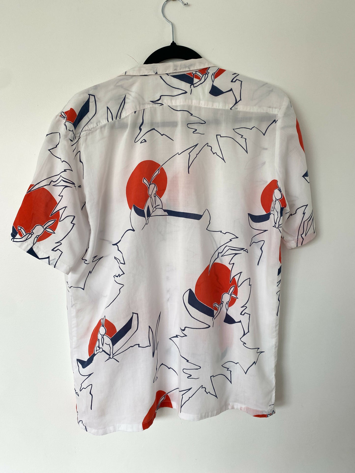 Men's Vintage Aramar Italian Collezione Size S Printed Shirt