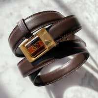 Chocolate Leather Belt