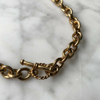 Gold-Tone Chain Necklace