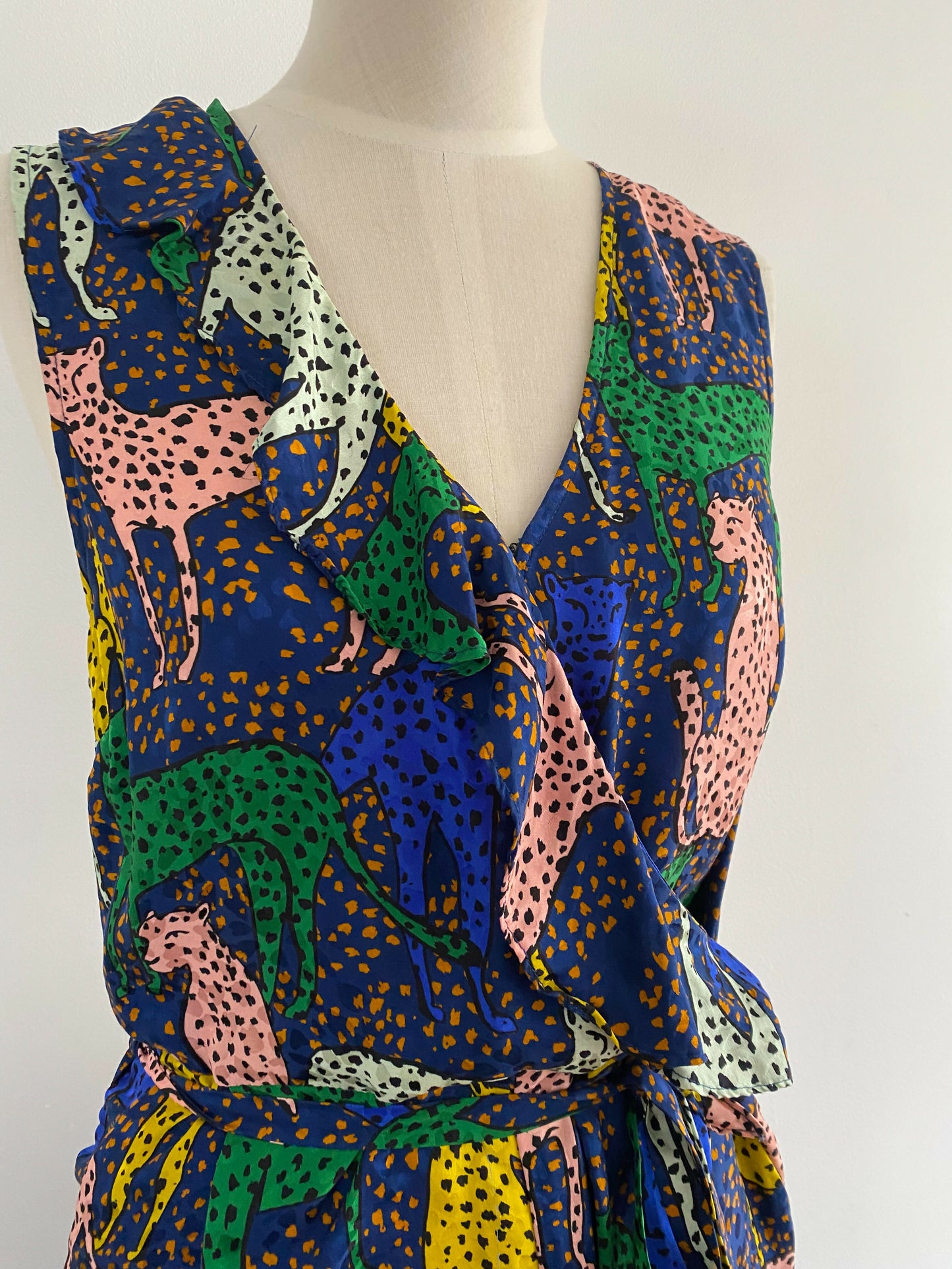 Women's Gorman Size 10 Animal-Print Jumpsuit