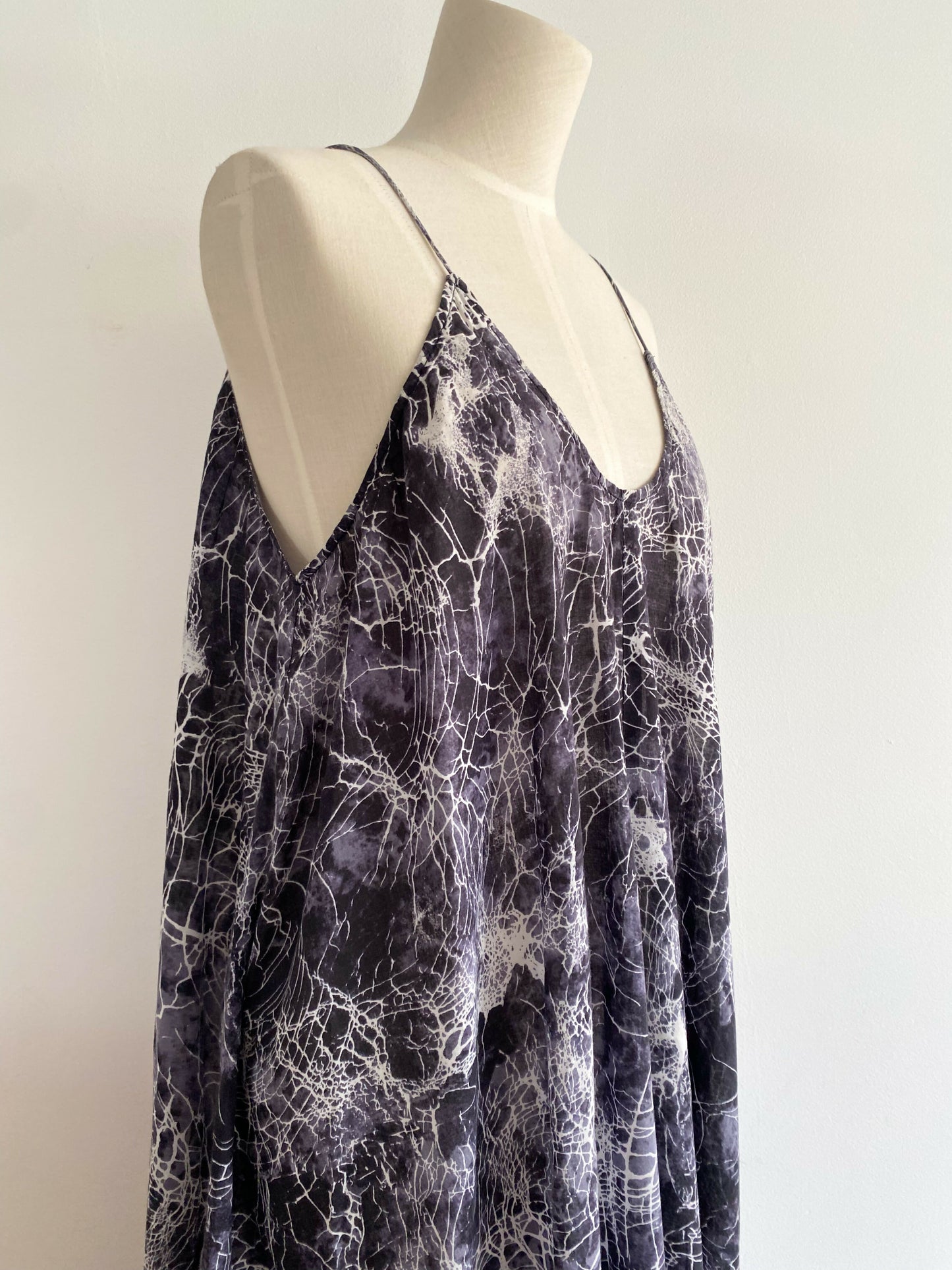 Zimmermann Size 0 Printed Cotton Maxi Dress