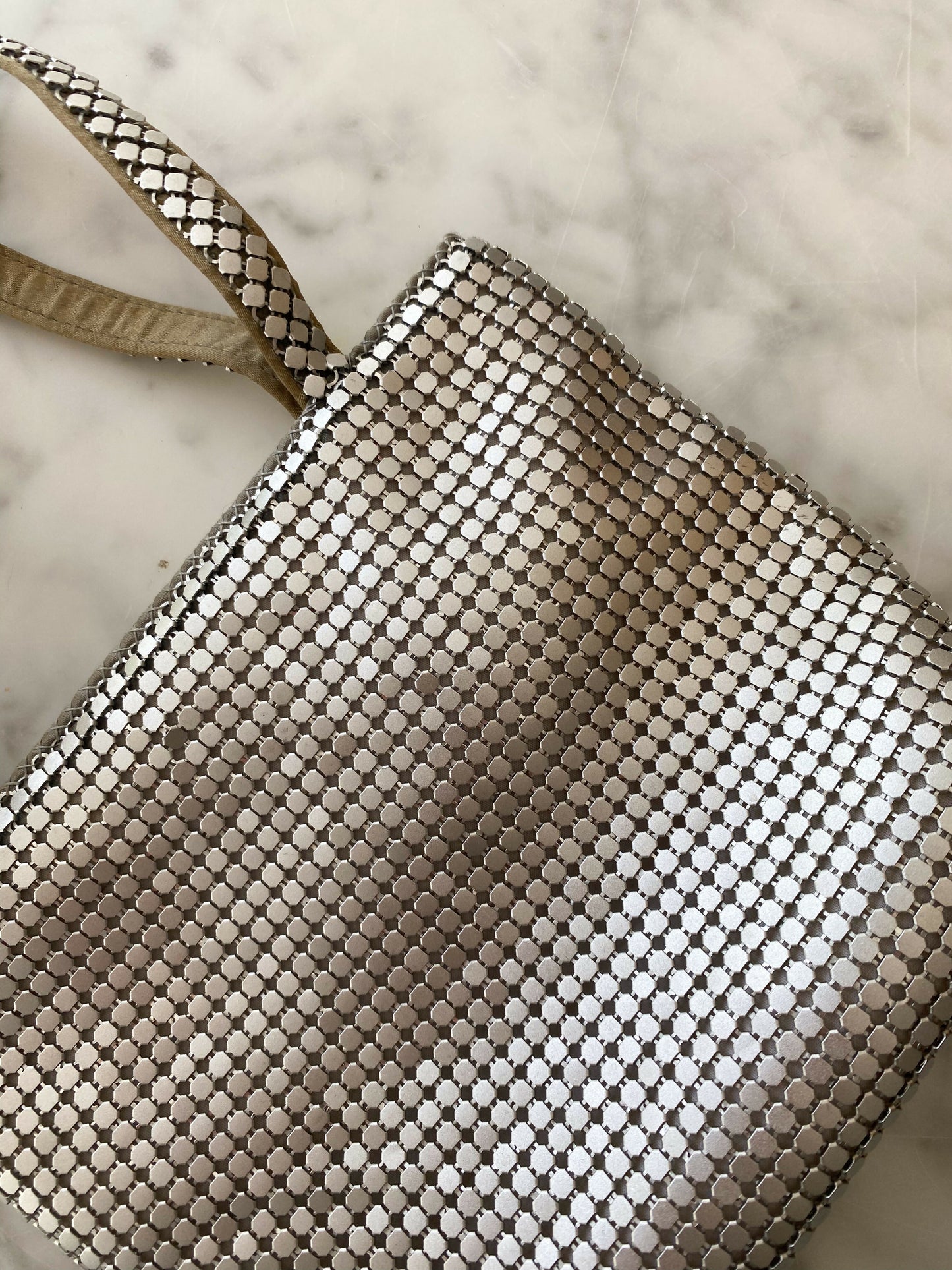 Jane Shilton Vintage Silver Chain Mesh Bag
