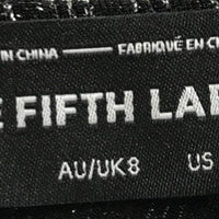 fifth-label-black-grey-sparkly-dynasty-ls-tie-dress-ladies-size-8-s-new-dn