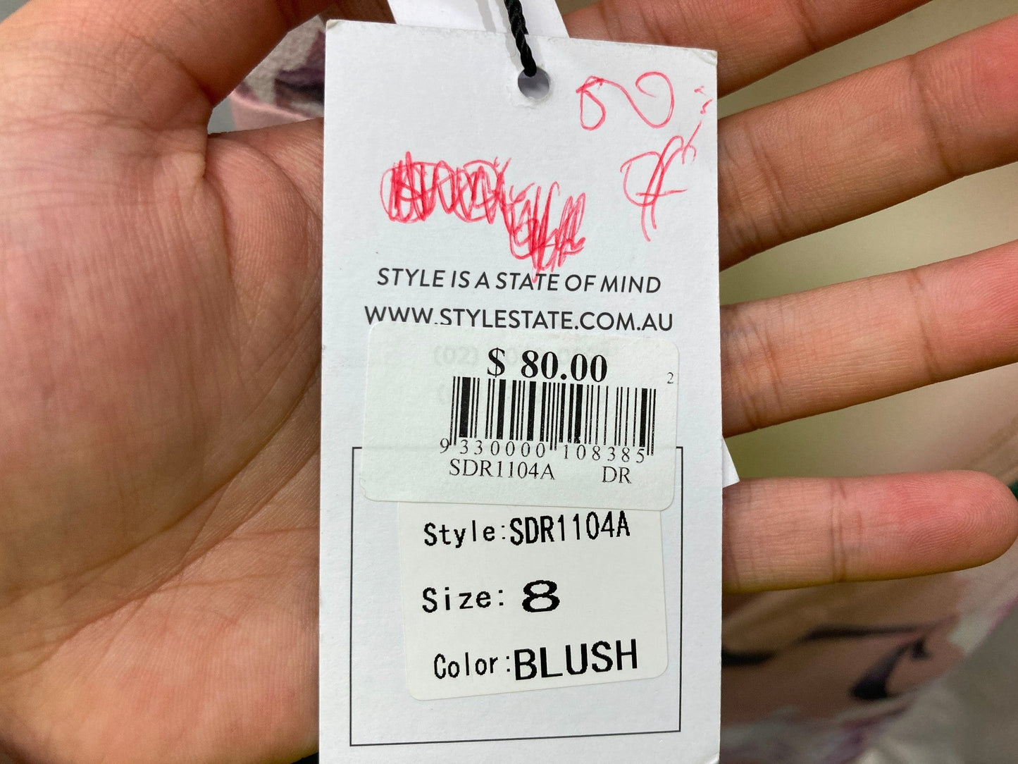 style-state-floral-maxi-halterneck-dress-blush-pink-ladies-sz-8-new