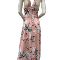 style-state-floral-maxi-halterneck-dress-blush-pink-ladies-sz-8-new
