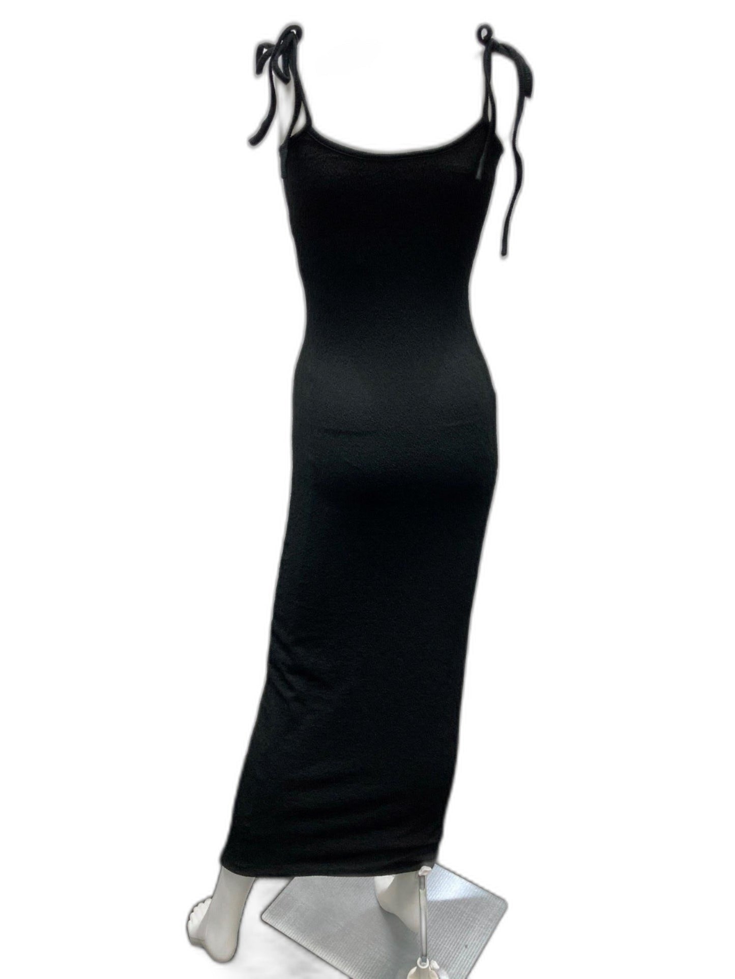 dazie-classic-choice-maxi-bodycon-string-dress-black-ladies-sz-6-new