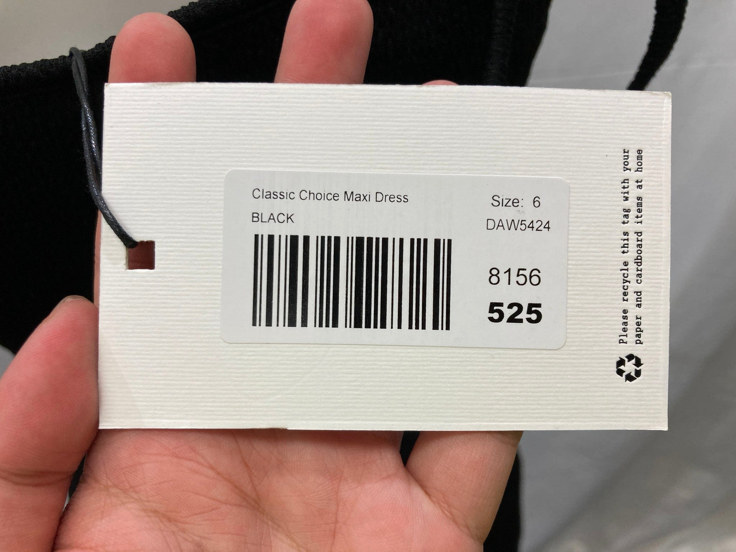 dazie-classic-choice-maxi-bodycon-string-dress-black-ladies-sz-6-new