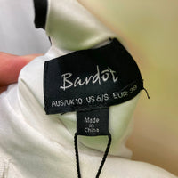 bardot-aubrey-tie-string-dress-white-polka-dot-ladies-sz-10-new