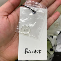 bardot-aubrey-tie-string-dress-white-polka-dot-ladies-sz-10-new