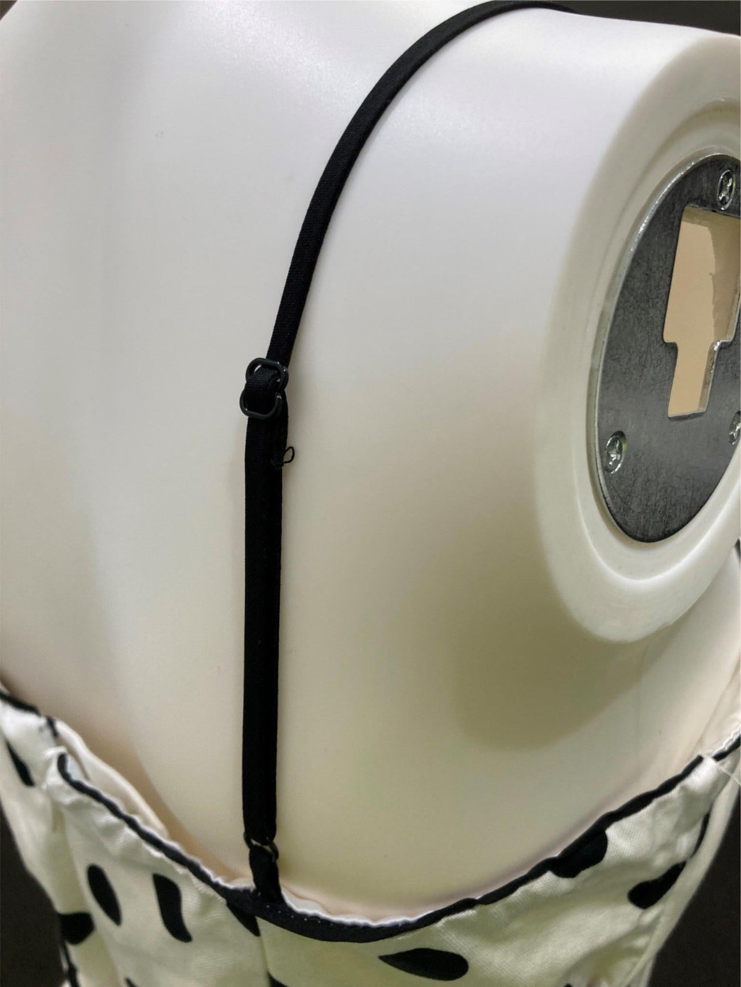 bardot-aubrey-tie-string-dress-white-polka-dot-ladies-sz-10-new