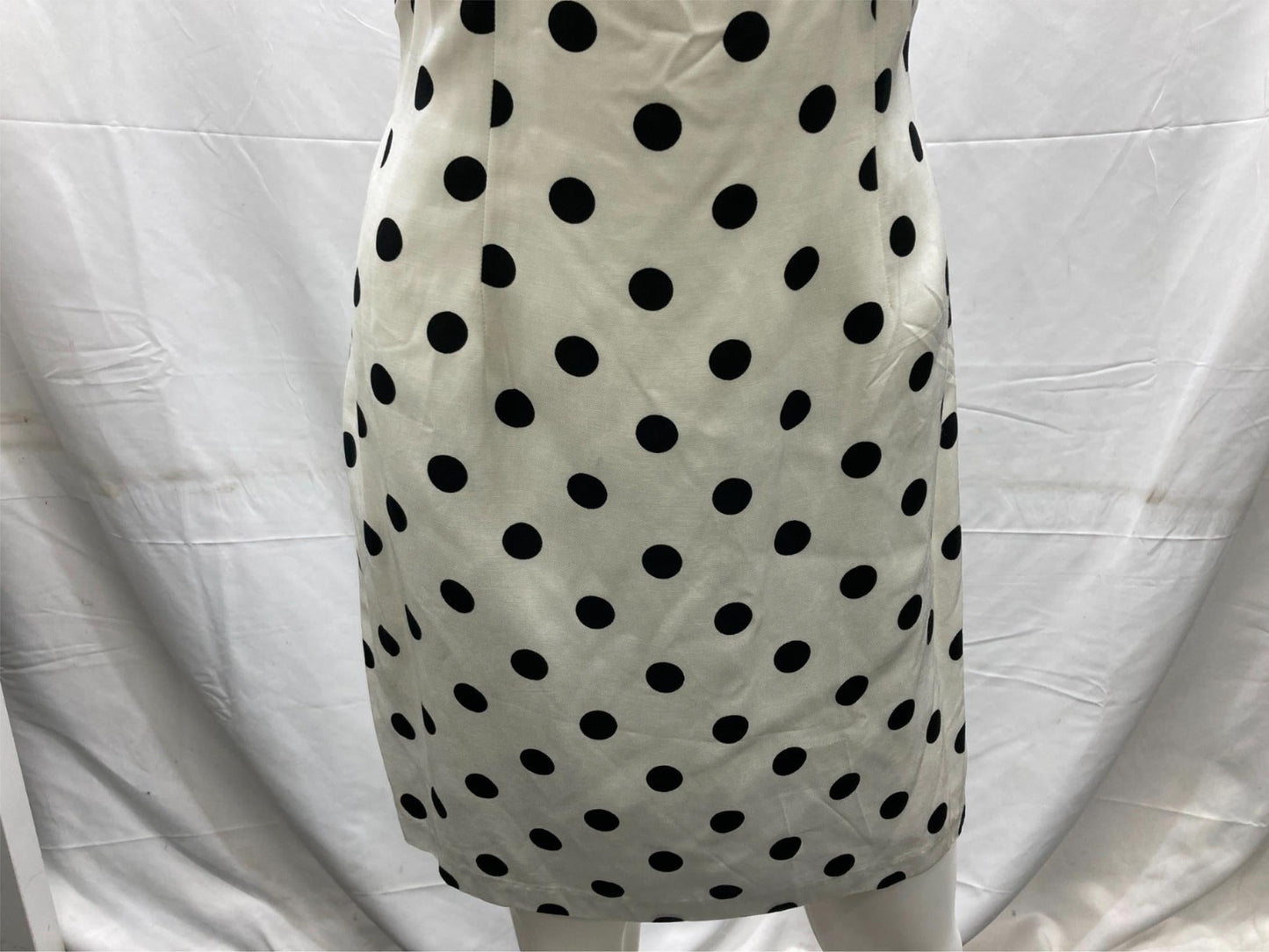 bardot-aubrey-tie-string-dress-white-polka-dot-ladies-sz-10-new