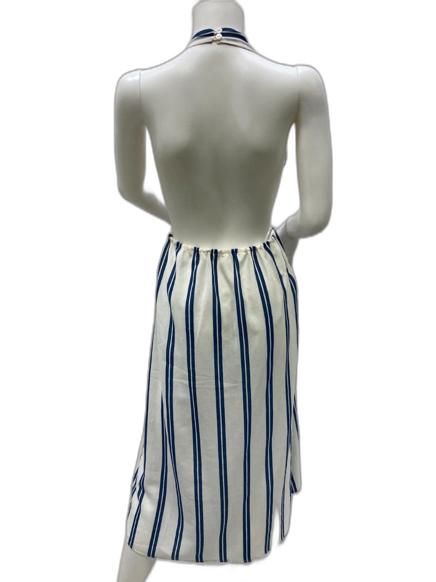 glassons-swim-open-back-halterneck-midi-dress-white-ladies-sz-m-new