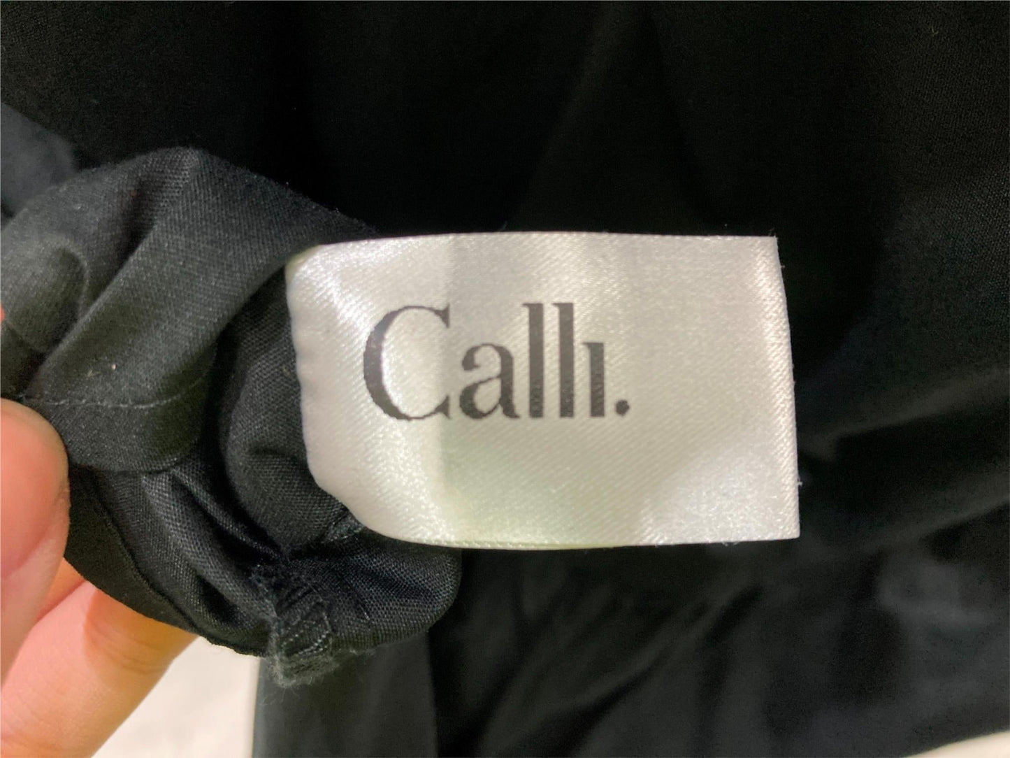 calli-katie-puffy-sleeves-mini-smock-dress-black-ladies-sz-18-new