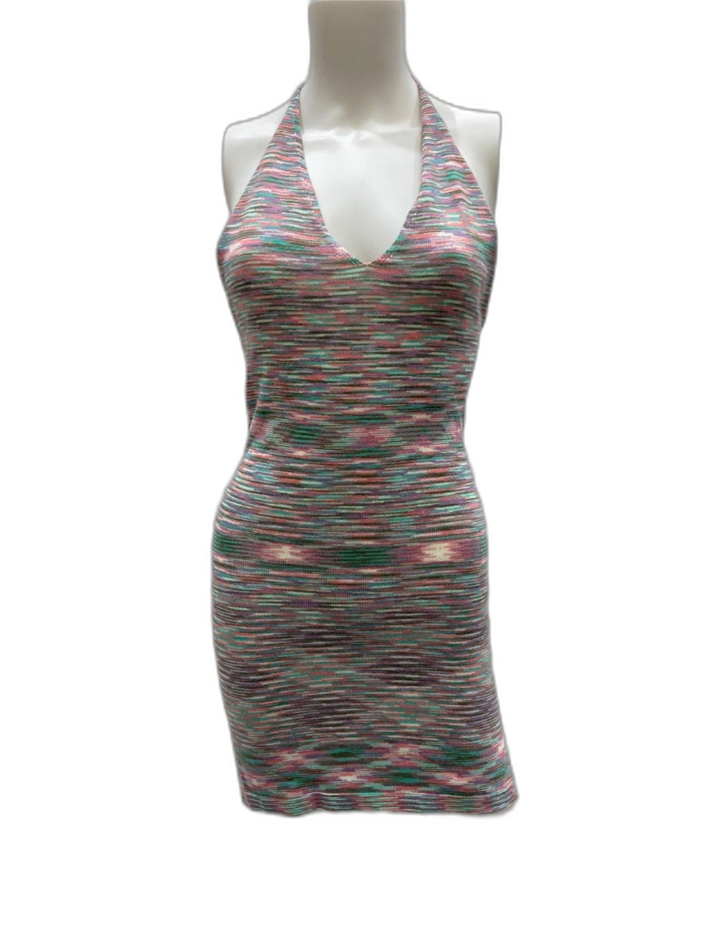 sndys-havana-halterneck-knit-dress-light-multicoloured-ladies-sz-18-new