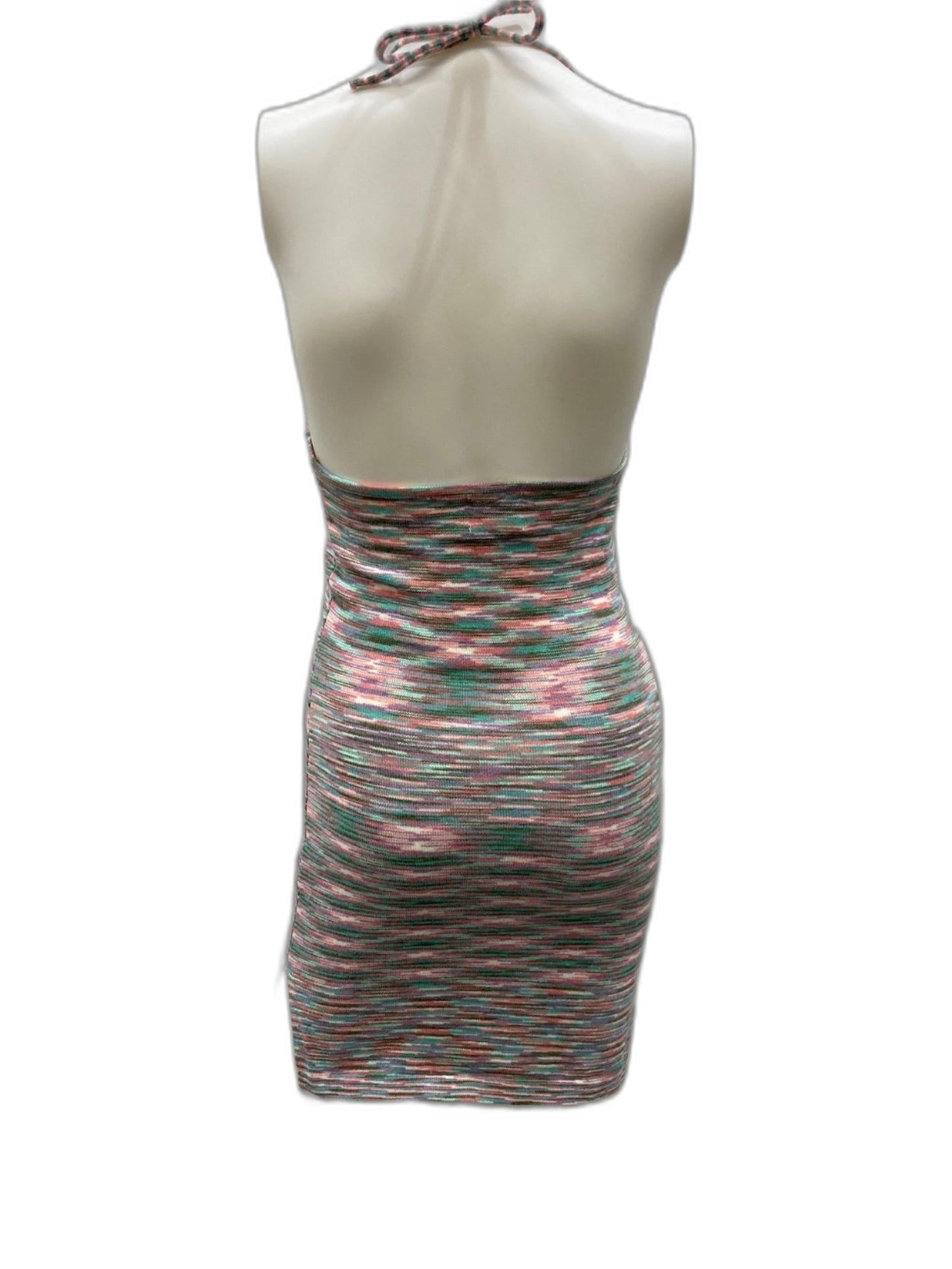 sndys-havana-halterneck-knit-dress-light-multicoloured-ladies-sz-18-new