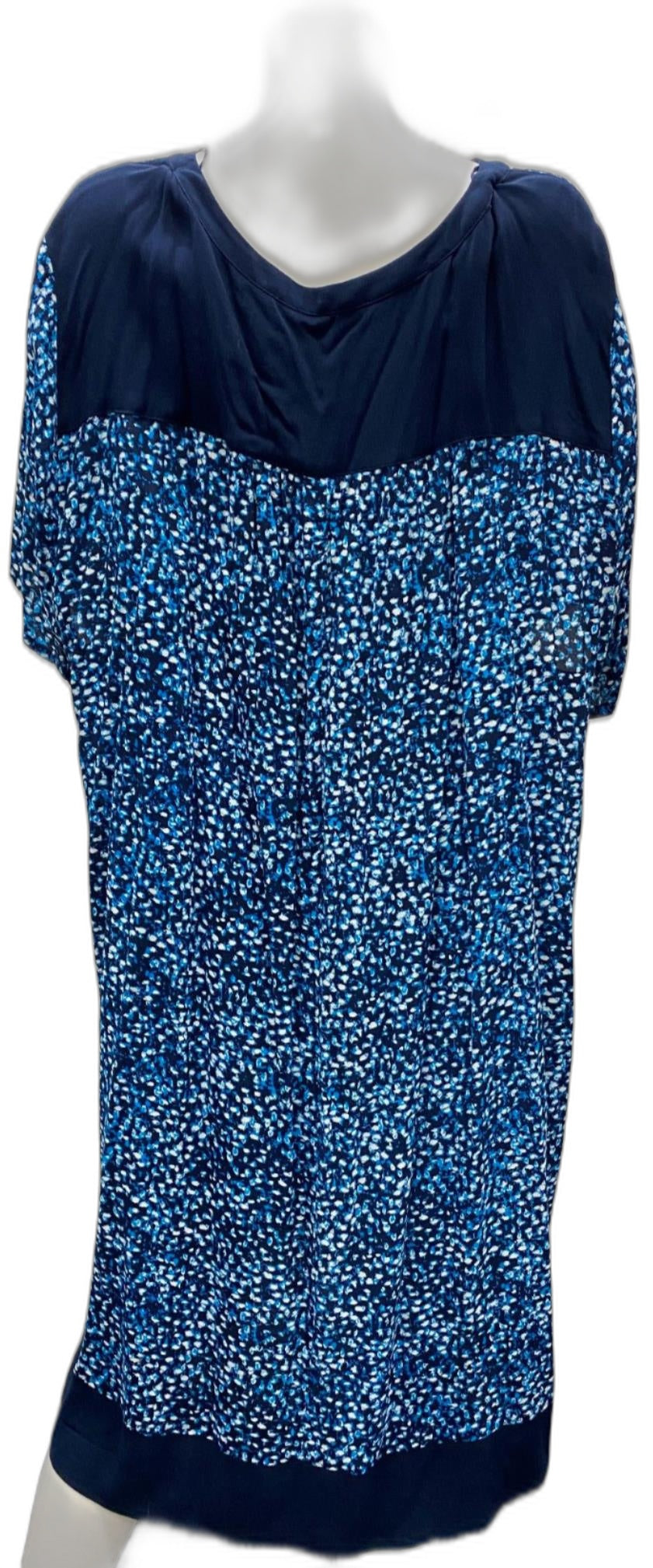 regatta-woman-polyester-blue-navy-spotted-dress-ladies-size-24-new
