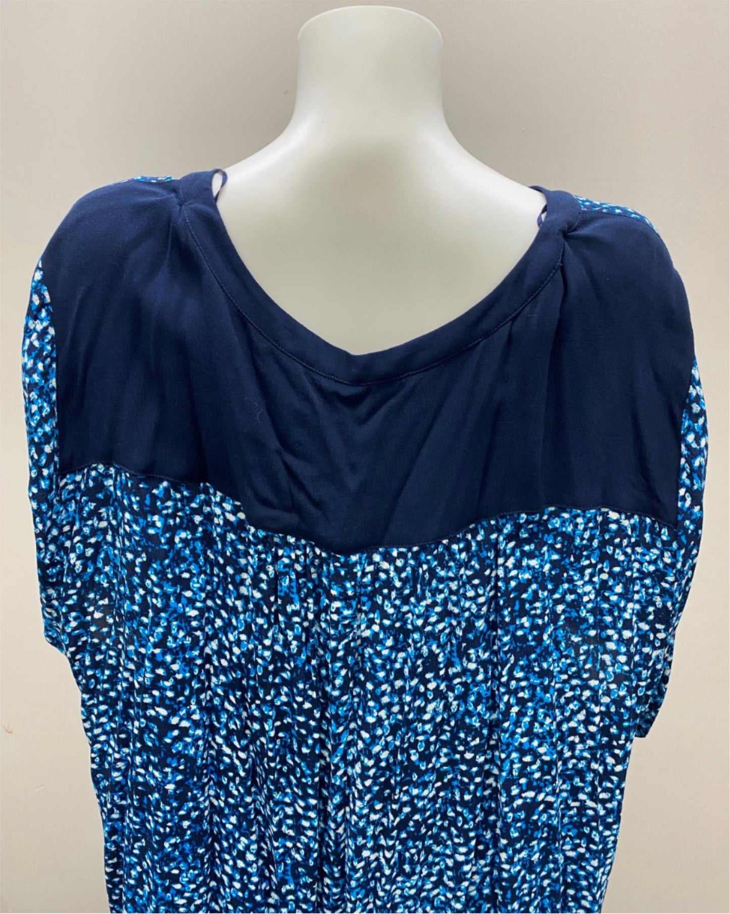regatta-woman-polyester-blue-navy-spotted-dress-ladies-size-24-new