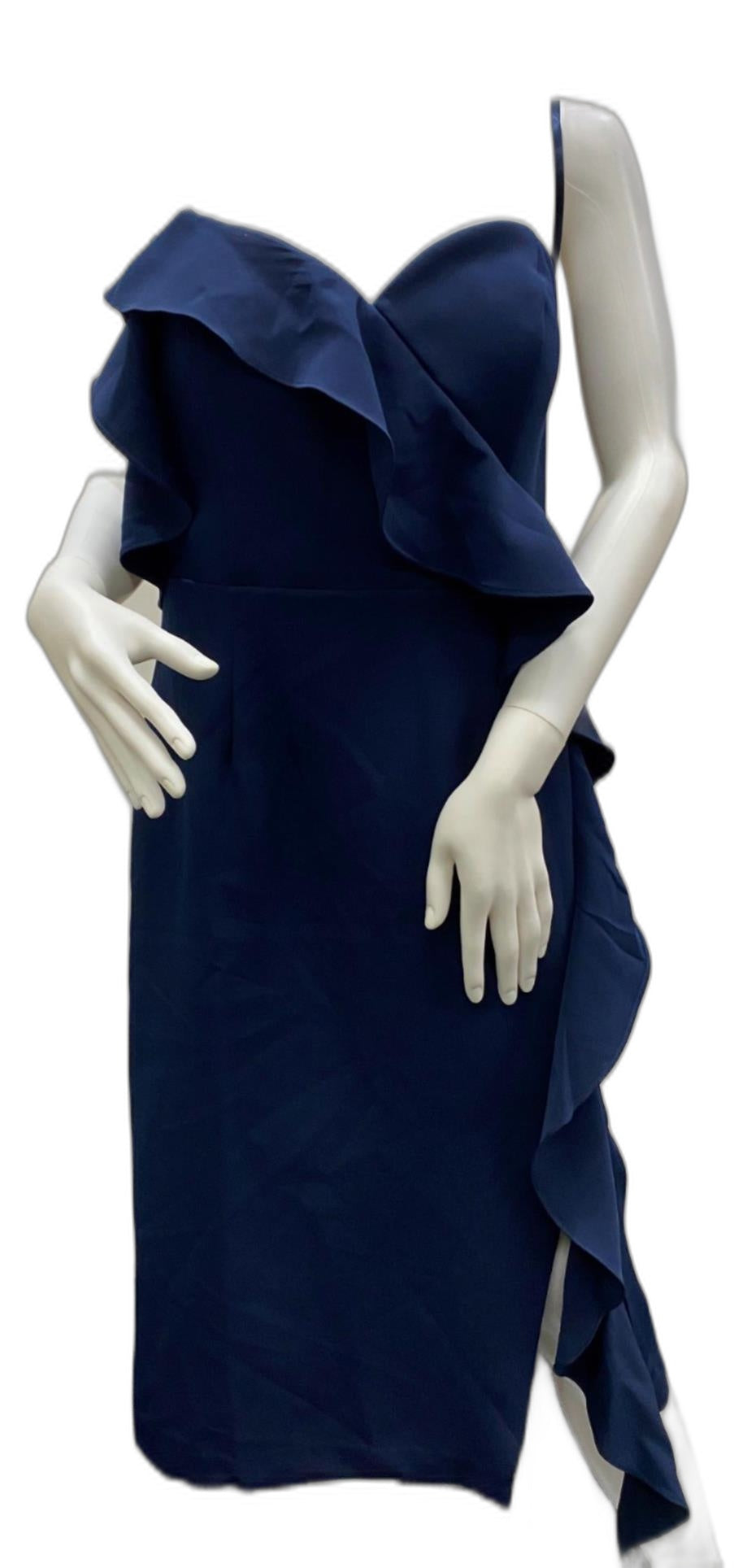 Montique Polyester Formal Navy One-Piece Dress Ladies Size 16 NEW