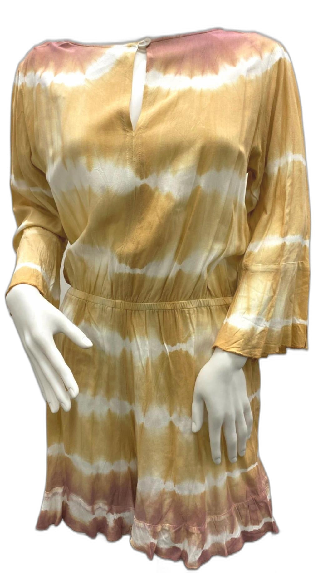 Talisman Desert Spell Yellow/Brown Jumpsuit Ladies Size S NEW