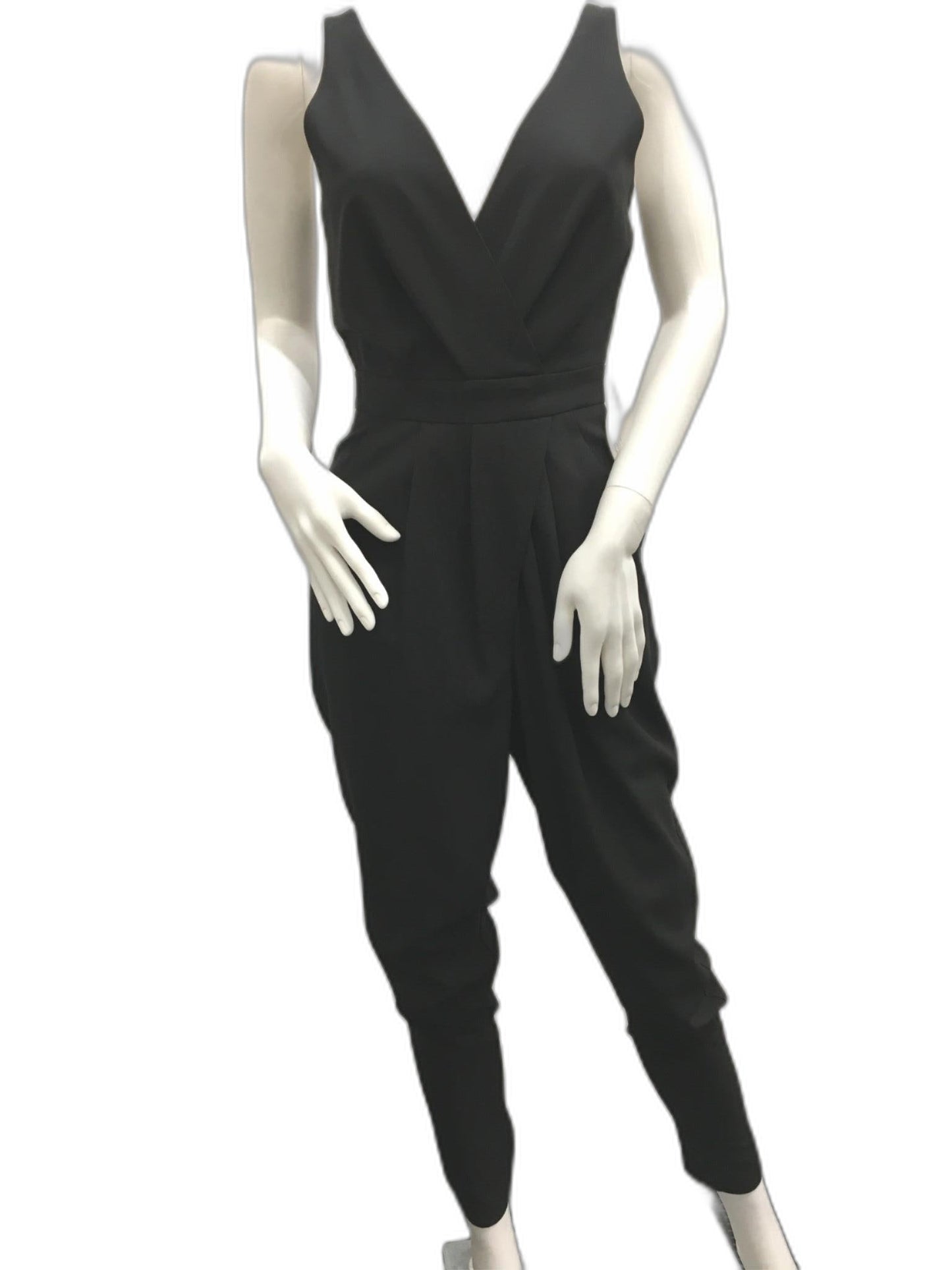 Pilgrim Crossing Paths Black Zip-Up Jumpsuit Ladies Sz 6 NEW