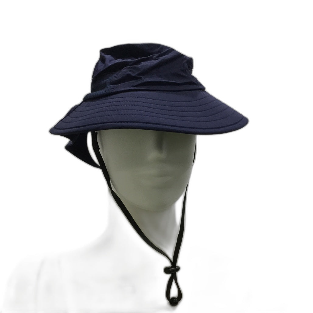 Small Navy Bucket Legonaires Hat Adjustable Strap Mesh Material Sunsmart NEW