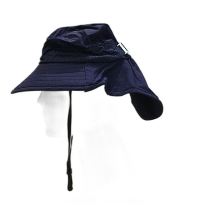 Small Navy Bucket Legonaires Hat Adjustable Strap Mesh Material Sunsmart NEW