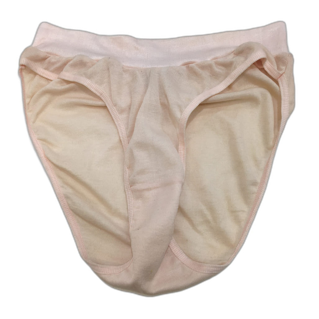 Manufat Soft Semi-Opaque Peach Pink Cotton Underwear Ladies Size M/L / Ita3 NEW