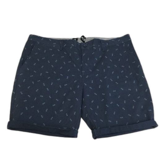 jay-jays-chino-cotton-blend-pineapple-print-stretch-shorts-navy-mens-size-40-new-sy