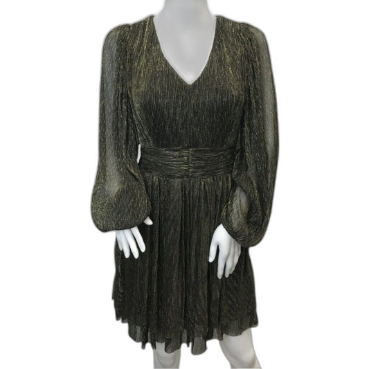 brand-new-target-dannii-minogue-flecked-gold-mini-dress-womens-sz-6p-petites