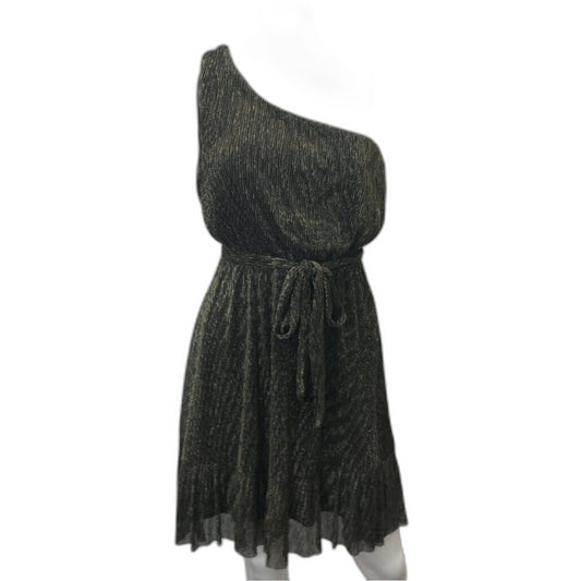 target-dannii-minogue-flecked-gold-off-shoulder-dress-womens-sz-6p-petites-new-ly