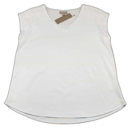 brand-new-sussan-cotton-babby-blue-soft-summer-top-sleeveless-size-xs