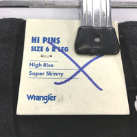Wrangler Black Super Sonic High Rise Skinny Fit Denim Jeans Ladies Size 6 NEW