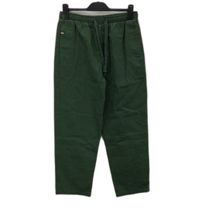 Dickies Army Green Fade Wash Elastic Waist 100% Cotton Pants Mens Size 30 NEW