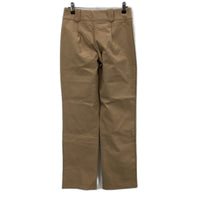 Neon Hart Khaki Tan Double Button Waist Mid Rise Straight Pants Ladies Sz XS NEW
