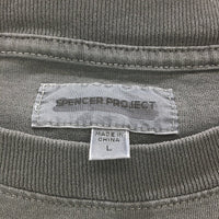 Spencer Project Fade Black 100% Cotton Classic Style T-Shirt Mens Size L NEW
