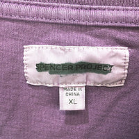 Spencer Project Purple Fade 100% Cotton Wisconsin Logo T-Shirt Mens Size XL NEW