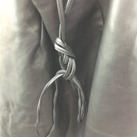 Alice In The Eve Black Sleeveless Strappy Back Faux Leather Mini Dress Sz S NEW