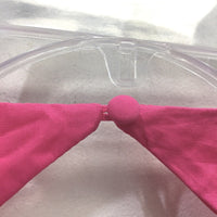 Subtitled Pink Cotton Piper Puff Sleeve Backless Mini Dress Ladies Size XL NEW